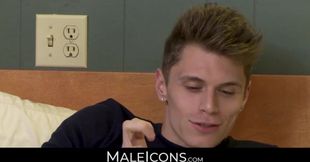 MaleIcons.com - Young twink's tight hole gets pounded hard by lover's big cock and in