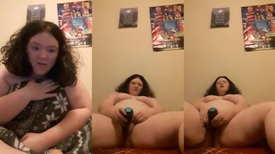 BBW Gets Filthy with Just a Hairbrush
