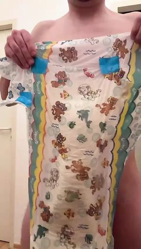 Horny in the diaper