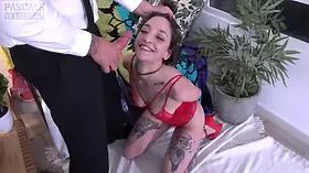 Pascalssubsluts - tattooed dark haired lena fire nailed fucking