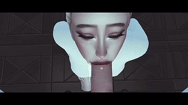 YOUNG MAID WON A PRIZE WITH HER JUICY HOLES AND DEEP THROAT (SIMS + ANIME HENTAI + SFM)