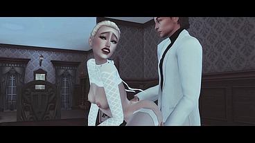 YOUNG MAID WON A PRIZE WITH HER JUICY HOLES AND DEEP THROAT (SIMS + ANIME HENTAI + SFM)