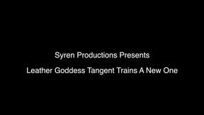 Leather Goddess Tangent Trains A New One (1080p)