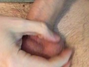 Playing With Flaccid Dick Until Half Erected