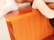 Destroyed twink hole pushes cum out 2 times after being cumdumped at hotel