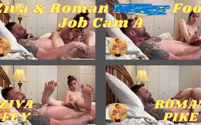 Ziva Roman Tired Foot Job Cam