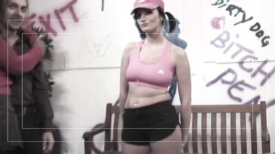 The big booty Lexi joins her slutty friend in a hardcore interracial group sex session