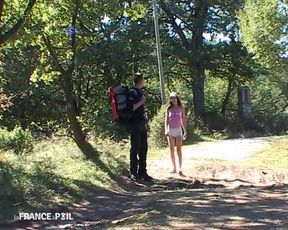 A couple of piggy walkers take a dirty break in the woods!