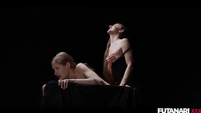 Futa girls erupt with explosive orgasms
