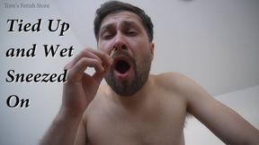 Tied Up and Wet Sneezed On 1080p - Toms Fetish Store
