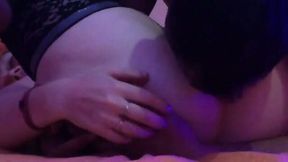 Turkish bitch with big rack got her meaty mature cunt licked properly