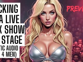 Screwed on Stage in a Sex Show - Audio Porn