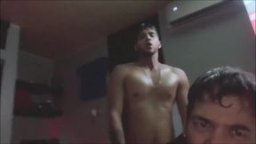 Str8 Beefcake Fuck Me Bareback and Cums on My Hairy Ass