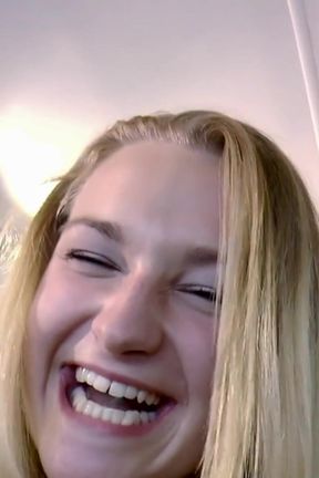 Sex in a Car for the Big Ass Blonde and Cum in Mouth