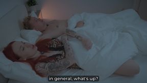 Step Mom Shares Bed with Step Son After Fight - Cums Inside!