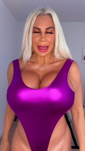 Come
Get me naked out of my purple swimsuit