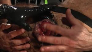 Club Inferno Dungeon - Hairy jock smashed by uncut cock daddy