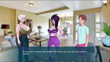 SexNote [ Taboo hentai game PornPlay ] Ep.9 setting our step grandmother tinder profile