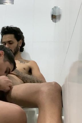 I gave it to my half stepsister in the bathroom