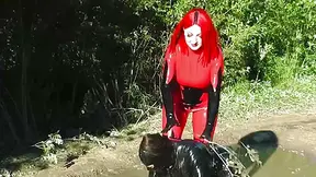 Arya Grander In My Latex Femdom (very Old) Movies. Rubber Catsuits And Verbal Humiliation With Joi