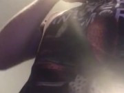 Pierced Young Man Makes Mess