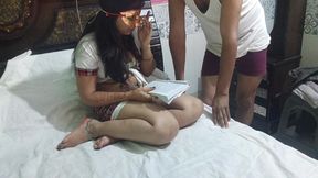 Indian College Girl Sex in Dress. Clear Hindi Voice