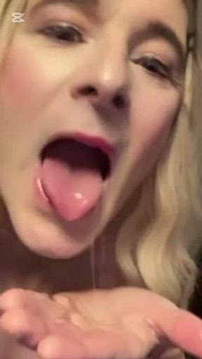 Ass to mouth cum
