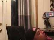 Hot fuck in the kitchen