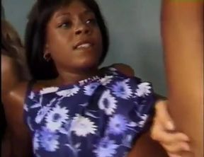 Black and white licking fucking pussy fingering orgy party