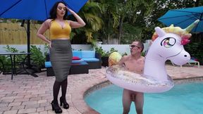 Sexy - Naughty Stepmom Macey Jade Puts Chad Savage In His Place