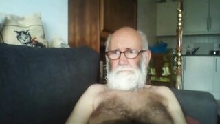 Watch grandpa's hot solo show on webcam - HD Homo Porn
