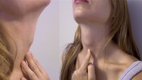 Adam’s Apple Fetish Part 2 – Close-Up Throat Touching & Neck Play - 1080p