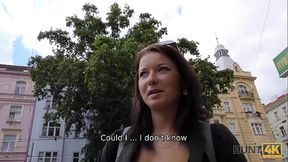 HUNT4K. Poor boy for cash is compelled to watch GFs affair with hunter