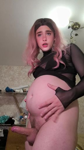 Pregnant transgender girl Sam