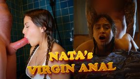**VIRGIN ANAL** Nata's first anal experience in her life