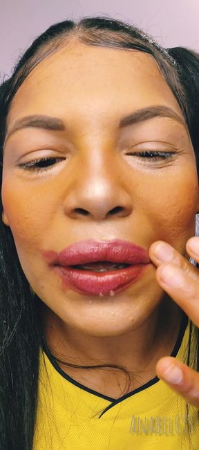 Yawning with My Huge Mouth