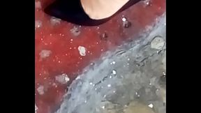 Fetiche madura me deja grabar sus pies 2