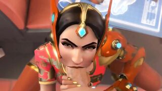 Overwatch Symmetra two SFM  Blender 3D Cartoon Porn Compilation