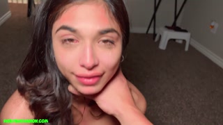 Beautiful 19 Year Old Latina Reina Rae Gets It Rough For The First Time EVER