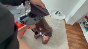 StepSis Police Ass Destroyed StepBro Cums Twice Hard Halloween Fuck