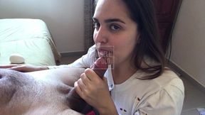 goza enquanto bato punheta para voce - boquete, gozada na boca, masturbacao egg toy, squirt masculino