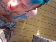 Blowjob and bbq