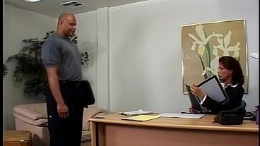 Passionate beauty screaming was put on a dick