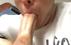 Big Cock Worship by Amateur Webcam Couple