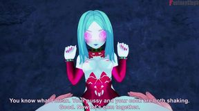 rebecca having sex in night city - red - cyberpunk - full & pov on sheer & ptrn: fantasyking3