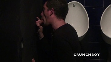 striaght sucked in glory hole sin toilets