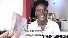 ”Jamaican stud sucking meat before barebacking homo with black dick”