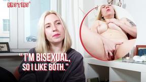 ”Ersties - Hot Barcelona Blonde Fingers Her Wet & Unshaved Cunt”