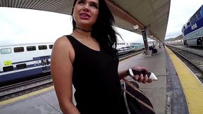 jerry kovak fucks trina rush hard on the train