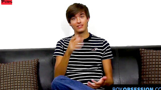 Boy Obession's Hot Twink Fucks Himself To Orgasm